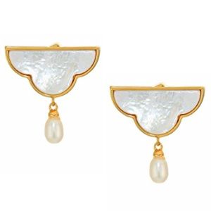 KATE SPADE • Into The Sky Cloud Drop Earrings